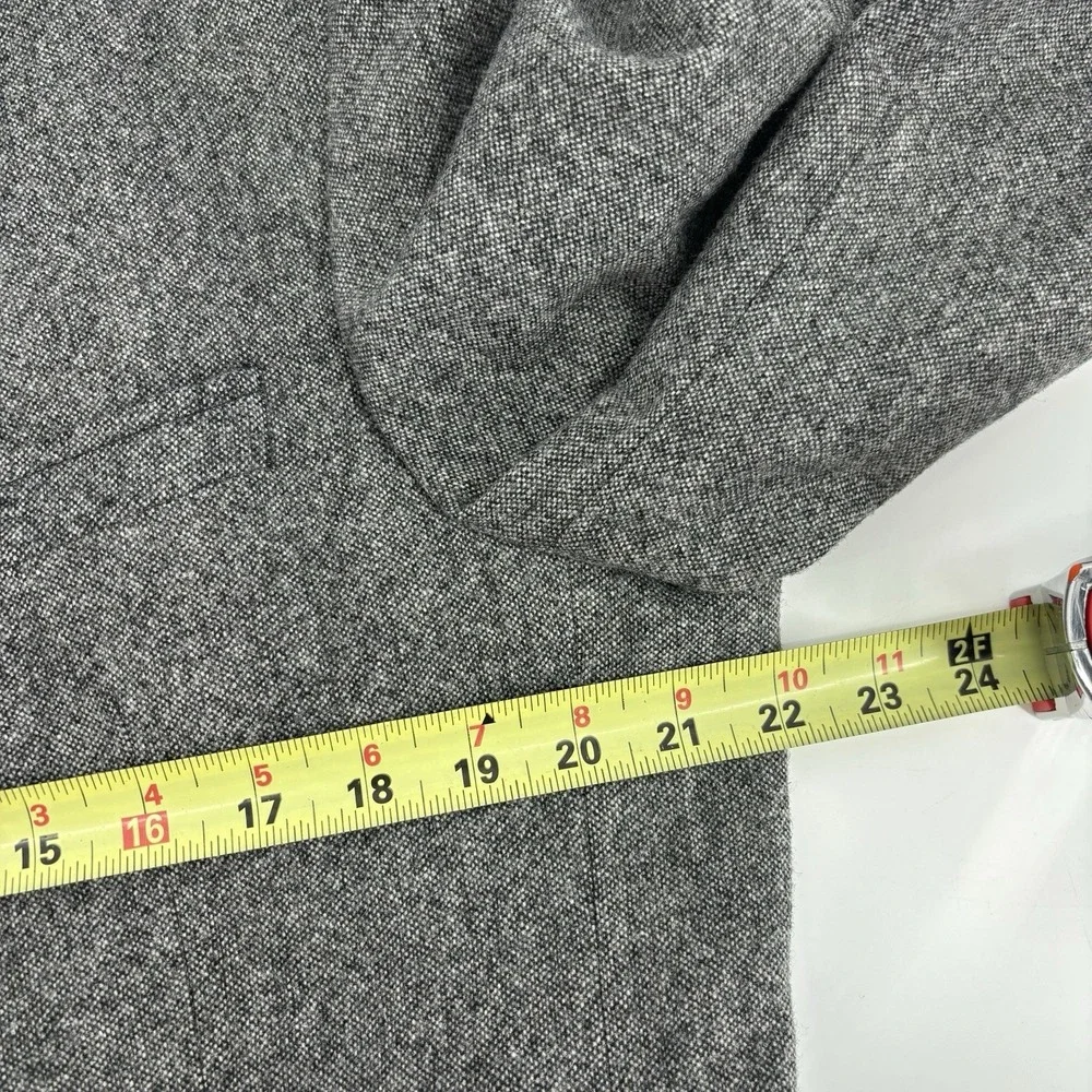 Jos A Bank 1905 Tweed Elbow Patches Sport Coat Mens 44R Gray Blazer Jacket Wool